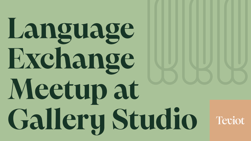 Mandarin + Cantonese + Korean + English Language Exchange at Gallery Studio poster