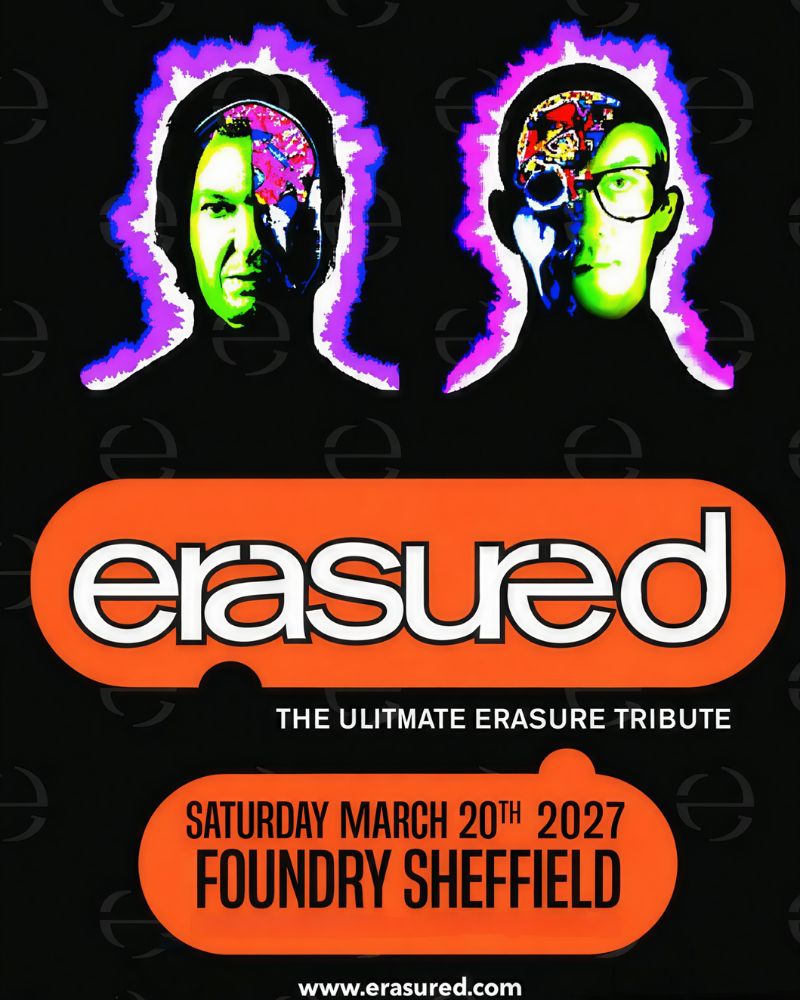 Erasured poster at Foundry